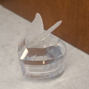 Crystal Butterfly Glass Box